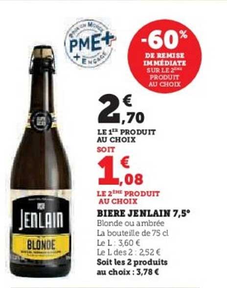 BIERE JENLAIN 7,5°