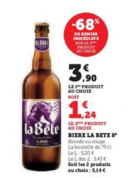Bière La Bête 8°