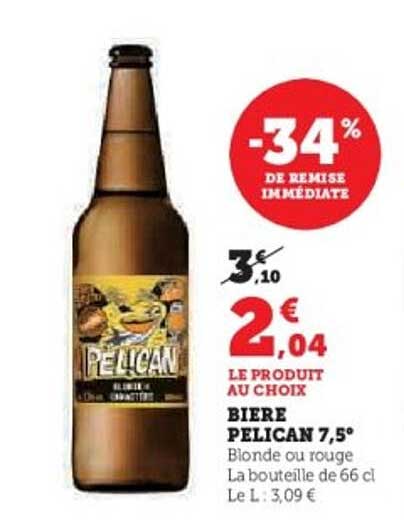 BIERE PELICAN 7,5°