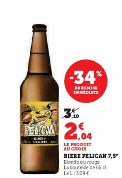 BIERE PELICAN 7,5°