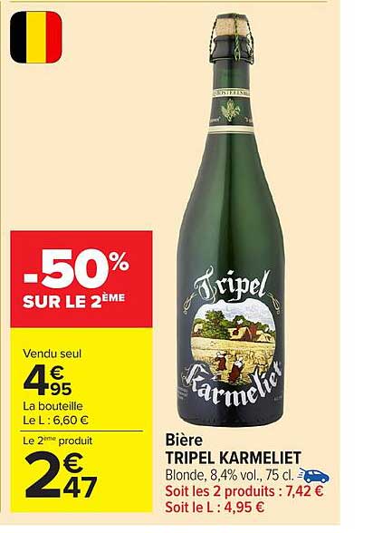 Bière TRIPEL KARMELIET