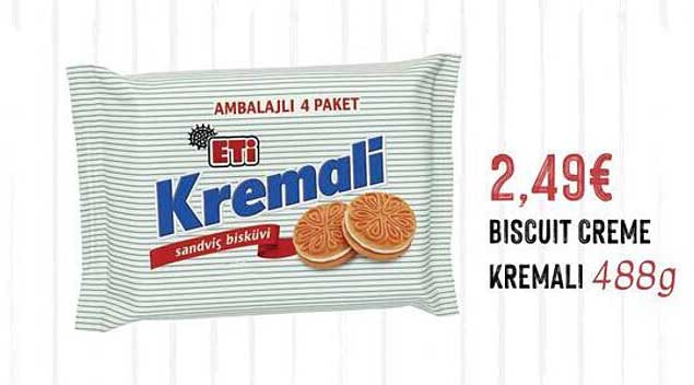 Biscuit Crème Kremali 488g