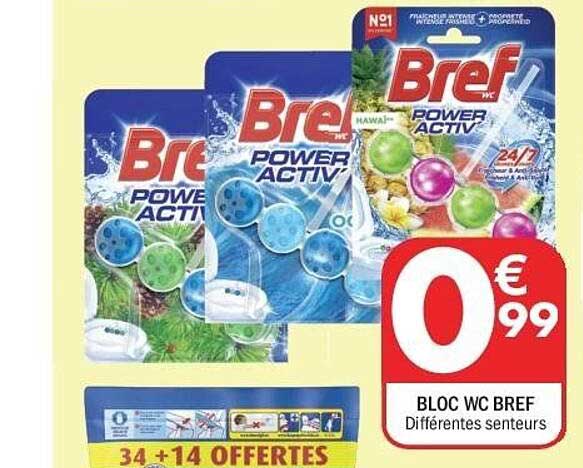 BLOC WC BREF Différentes senteurs
