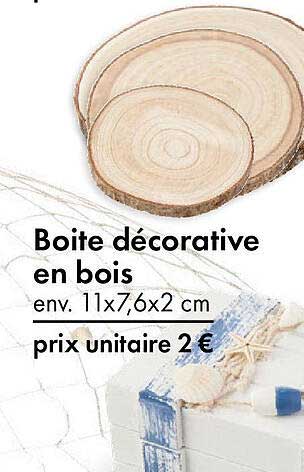 Boite décorative en bois