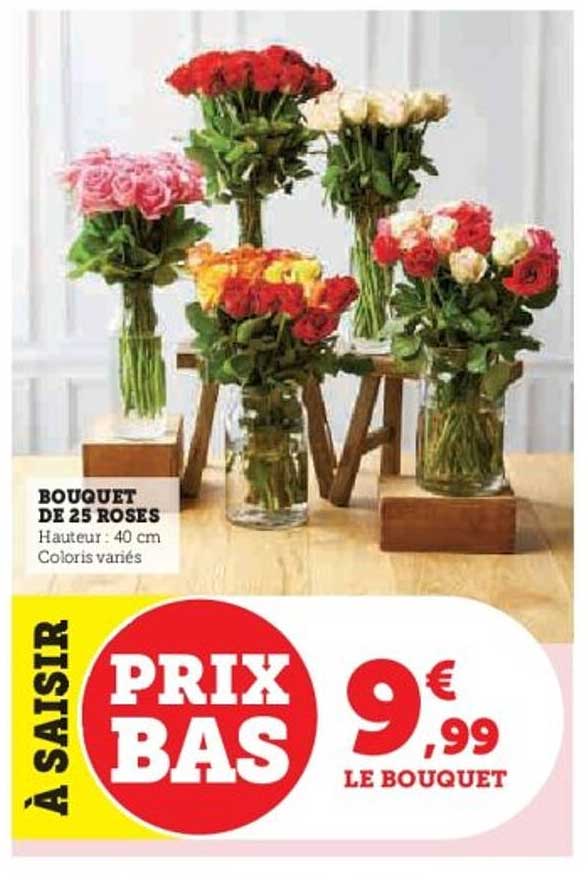 BOUQUET DE 25 ROSES