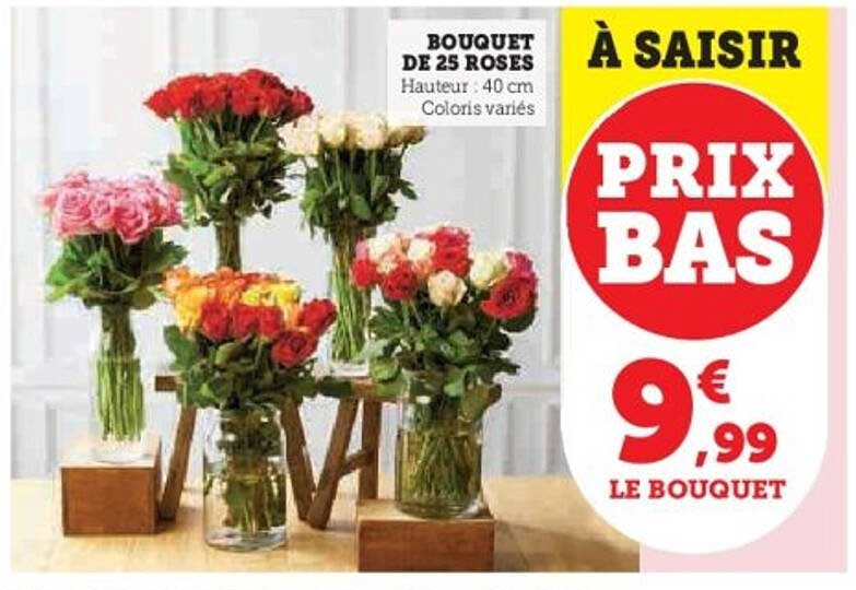 Bouquet de 25 roses