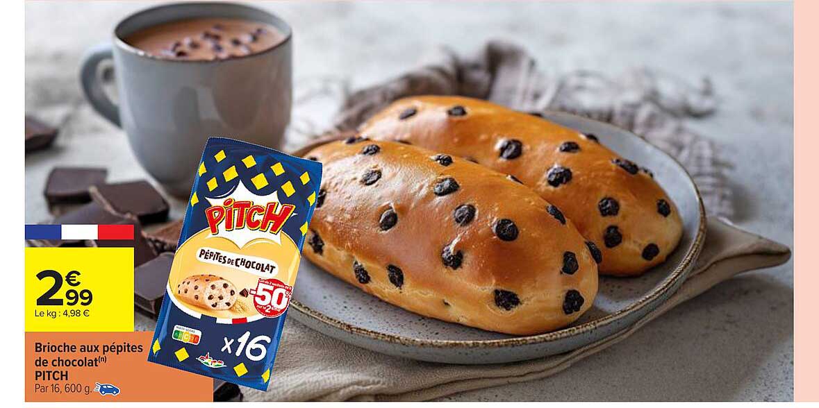 Brioche aux pépites de chocolat™ PITCH