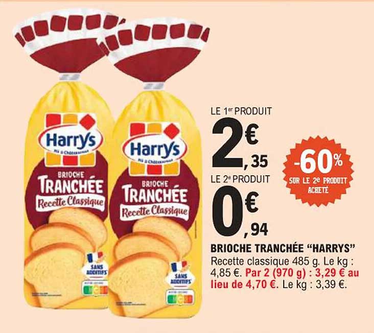 Brioche Tranchée 'Harry's'