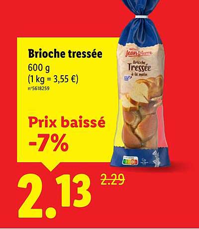 Brioche tressée