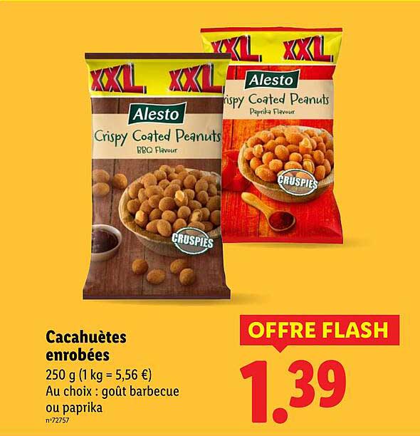 Cacahuètes enrobées
