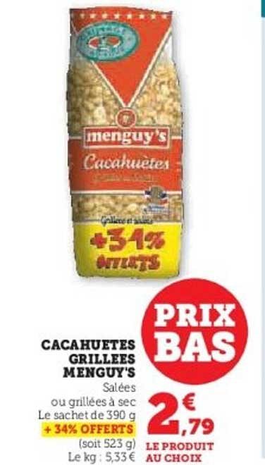 CACAHUETES GRILLEES MENGUY'S