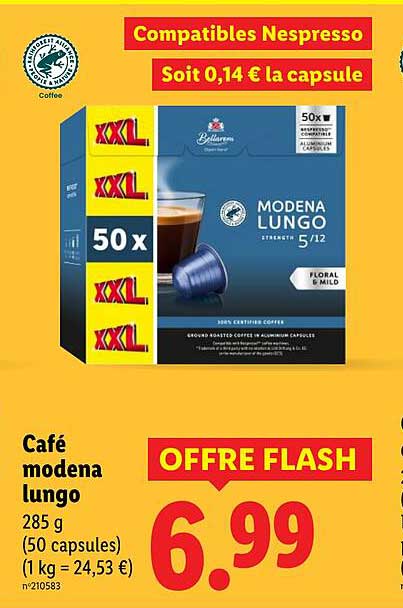 Café modena lungo
