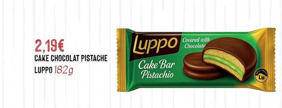 Cake chocolat pistache Luppo 182g
