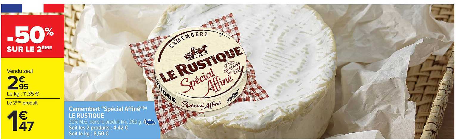 Camembert "Spécial Affiné" LE RUSTIQUE