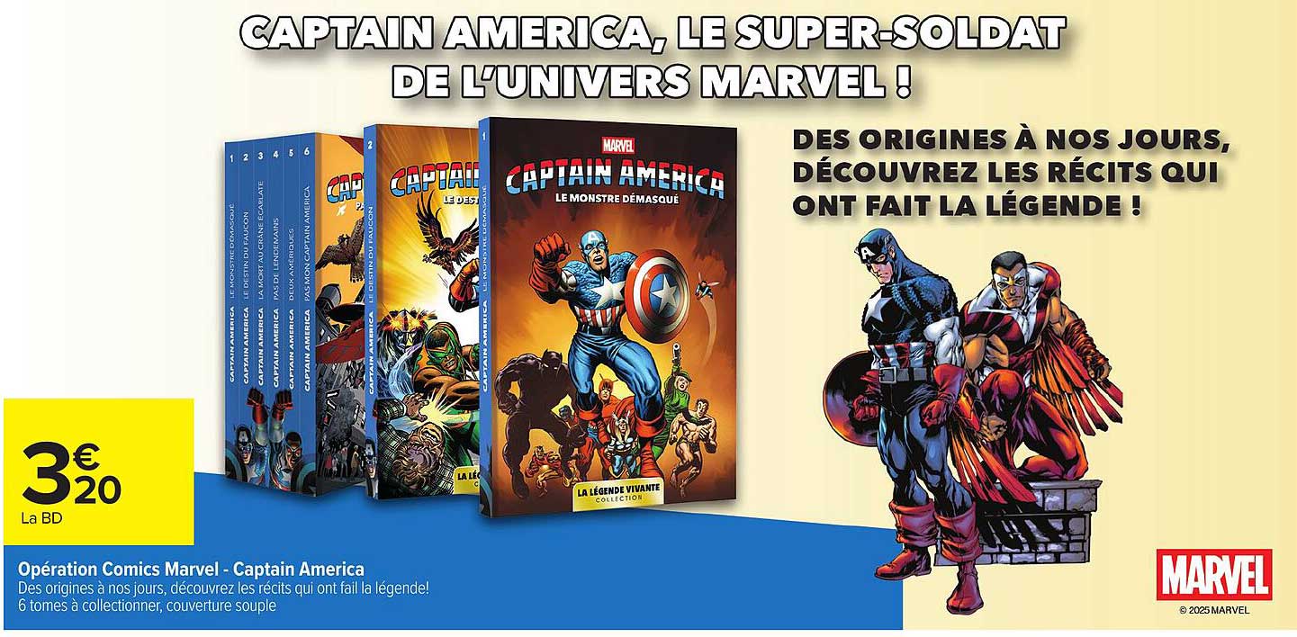 CAPTAIN AMERICA, LE SUPER-SOLDAT DE L’UNIVERS MARVEL !