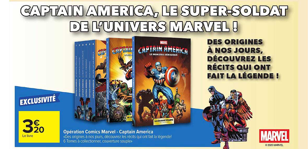 CAPTAIN AMERICA, LE SUPER-SOLDAT DE L’UNIVERS MARVEL !