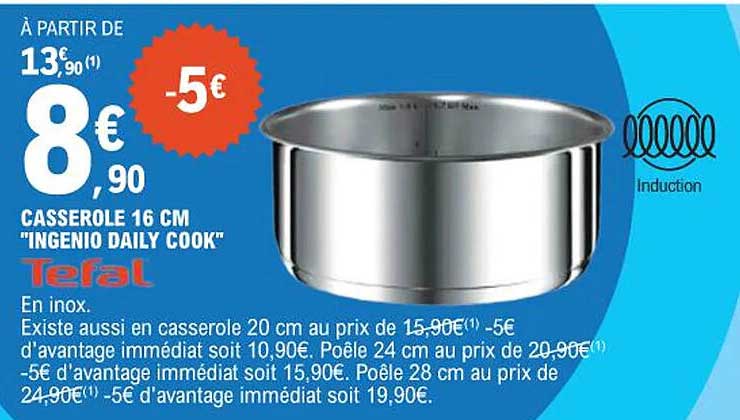 CASSEROLE 16 CM "INGENIO DAILY COOK"