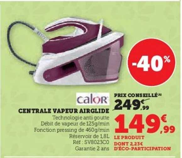 CENTRALE VAPEUR AIRGLIDE
