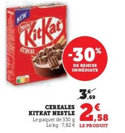 CÉRÉALES KITKAT NESTLE