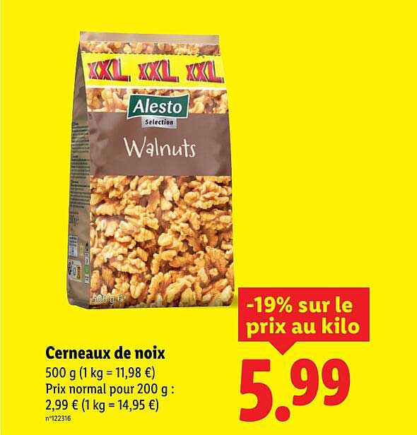 Cerneaux de noix
