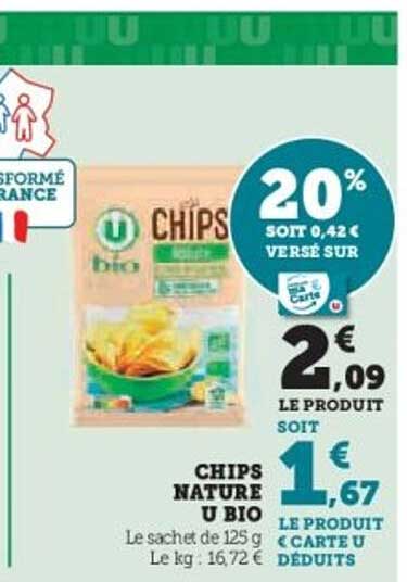 CHIPS NATURE U BIO
