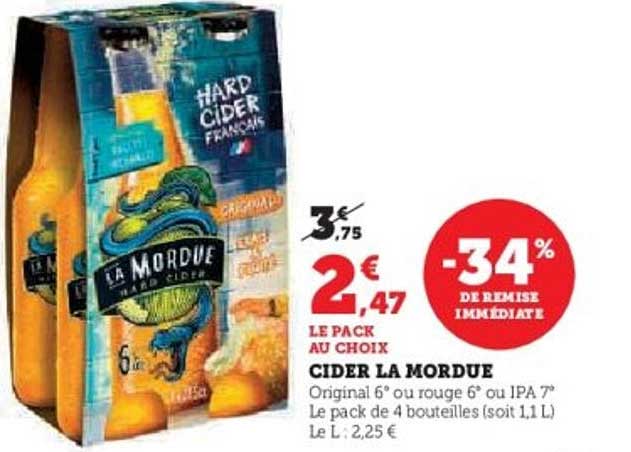 CIDER LA MORDUE