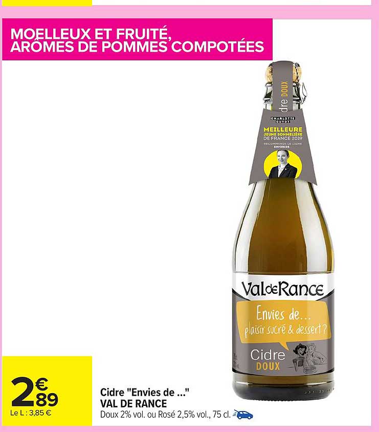 Cidre "Envies de ..." VAL DE RANCE