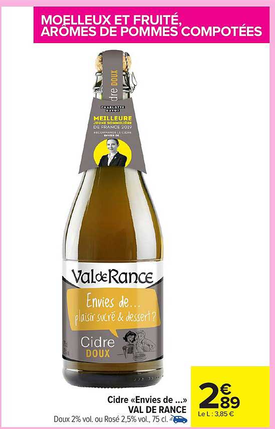 Cidre «Envies de ...» VAL DE RANCE
