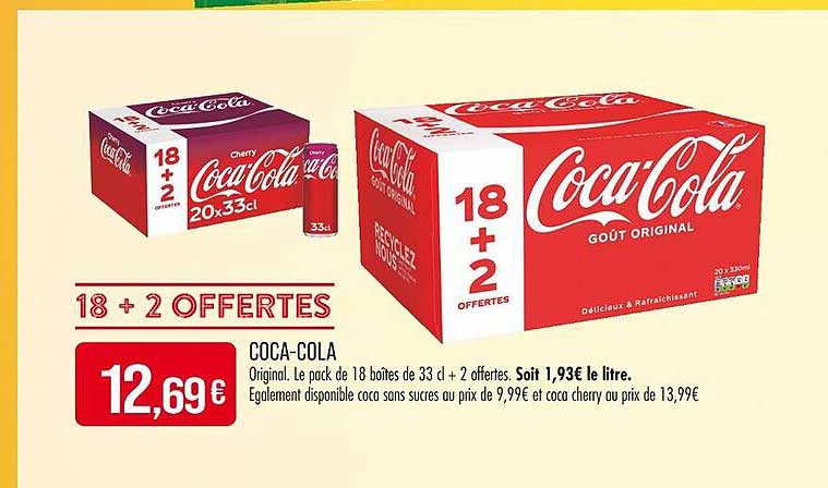 Coca-Cola 18 + 2 OFFERTES