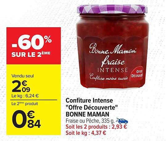 Confiture Intense "Offre Découverte" BONNE MAMAN
