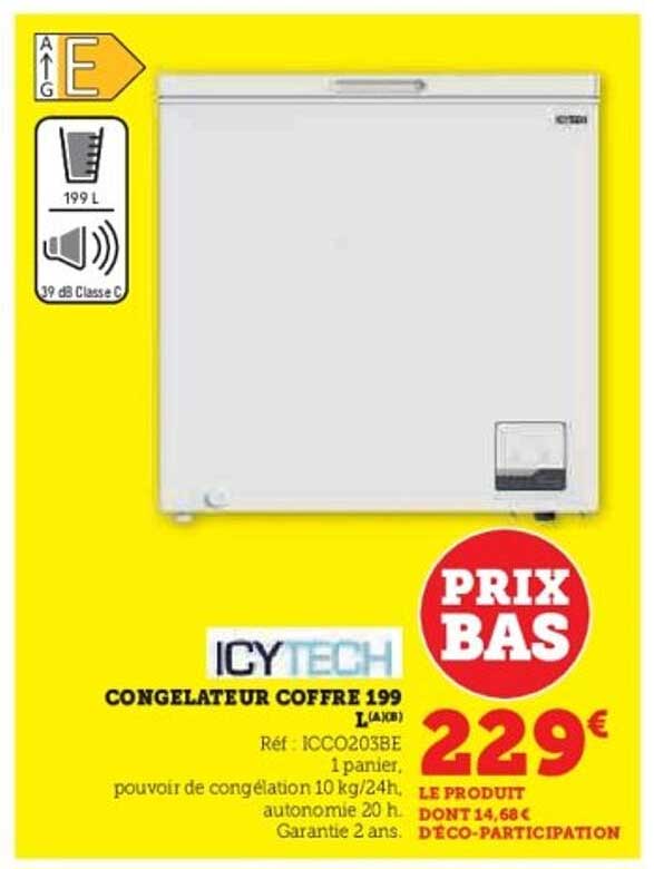 CONGELATEUR COFFRE 199
