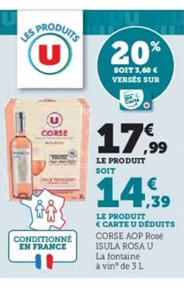 CORSE AOP Rosé ISULA ROSA U