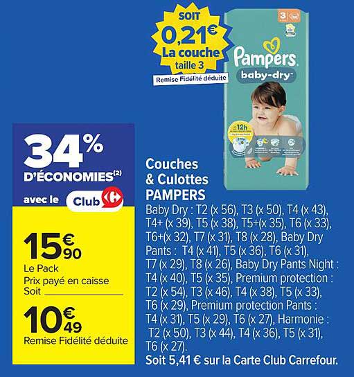 Couches & Culottes PAMPERS