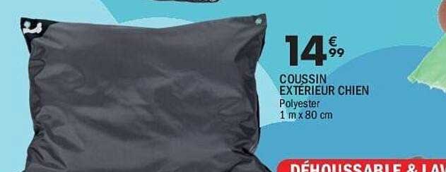 COUSSIN EXTÉRIEUR CHIEN