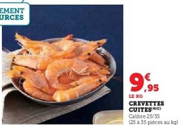 CREVETTES CUITES