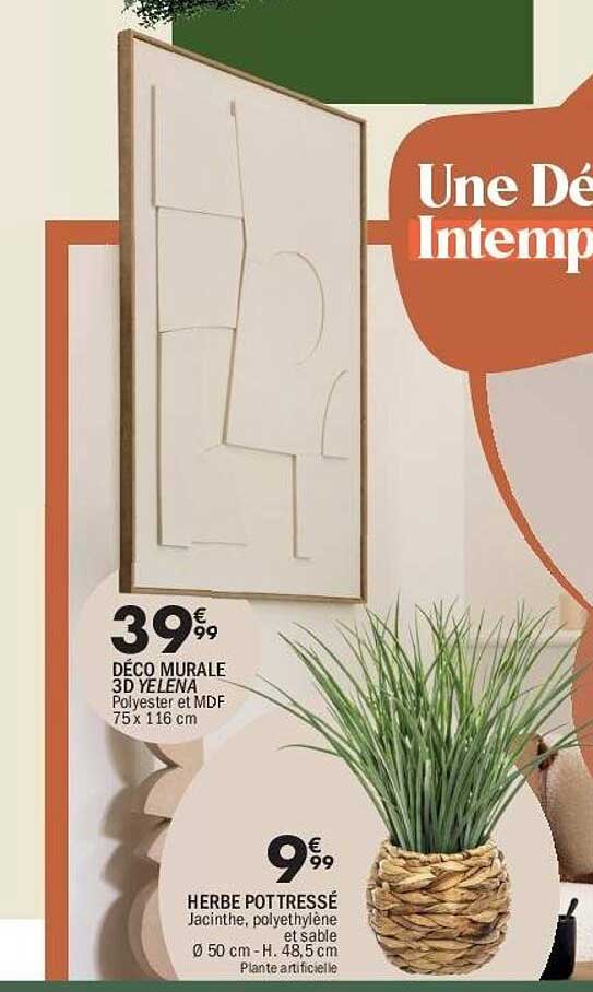 DÉCO MURALE 3D YELENA