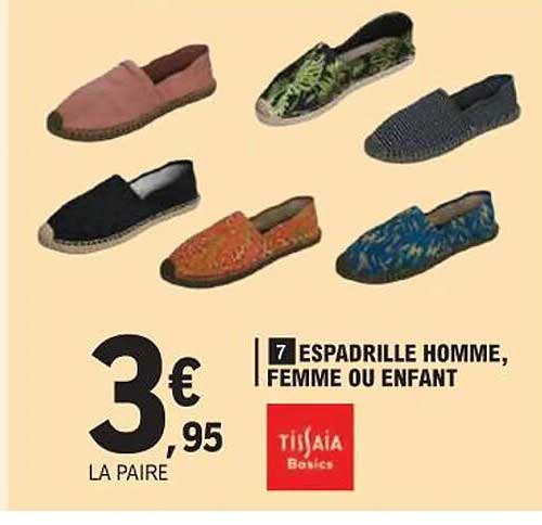 Espadrille homme, femme ou enfant