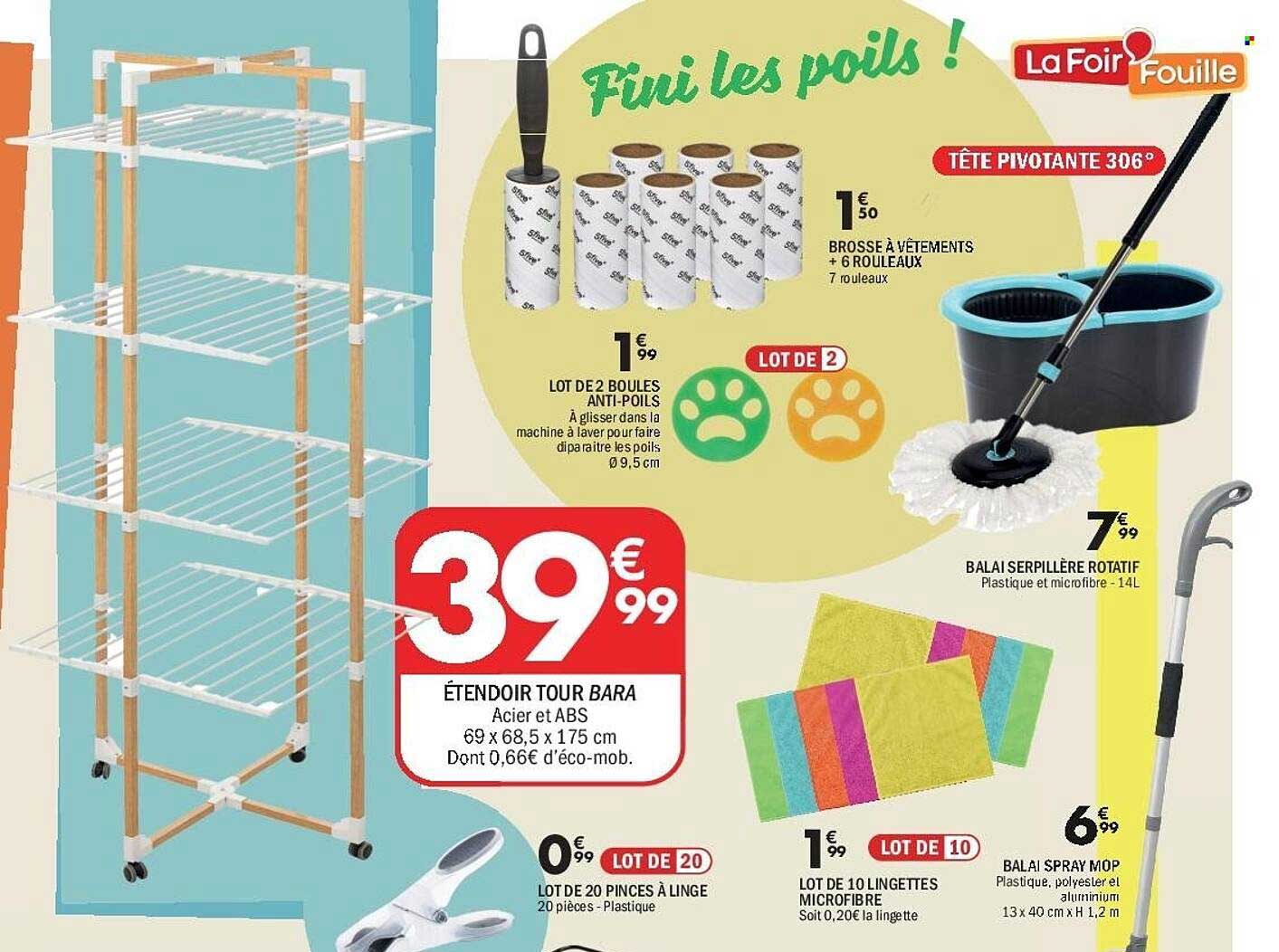 ÉTENDOIR TOUR BARA