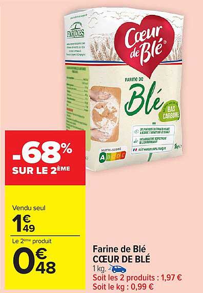 Farine de Blé Cœur de Blé