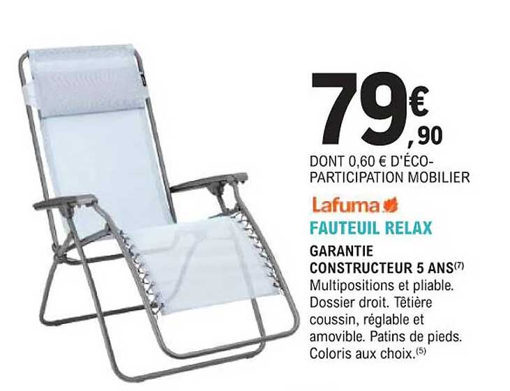 Fauteuil Relax Lafuma