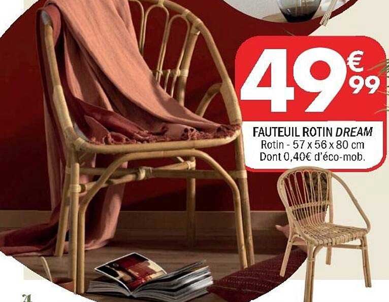 FAUTEUIL ROTIN DREAM
