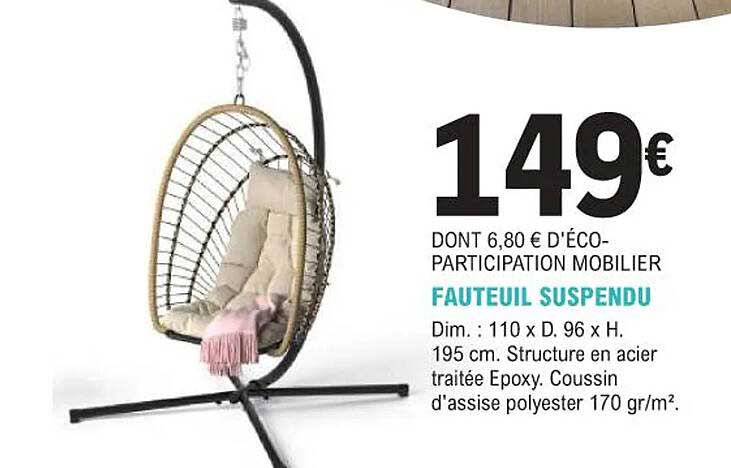 FAUTEUIL SUSPENDU