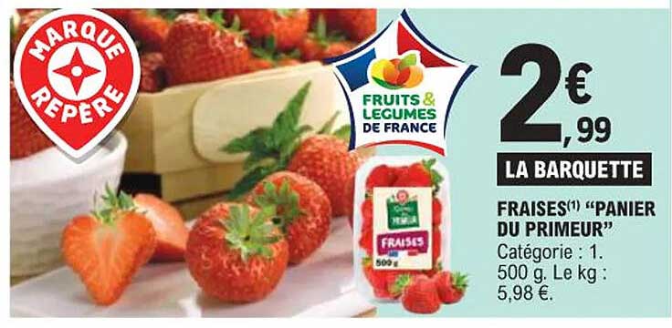 FRAISES "PANIER DU PRIMEUR"