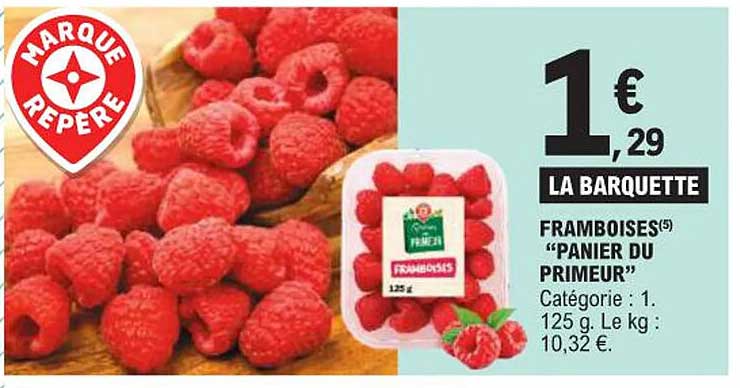 Framboises "Panier du Primeur"