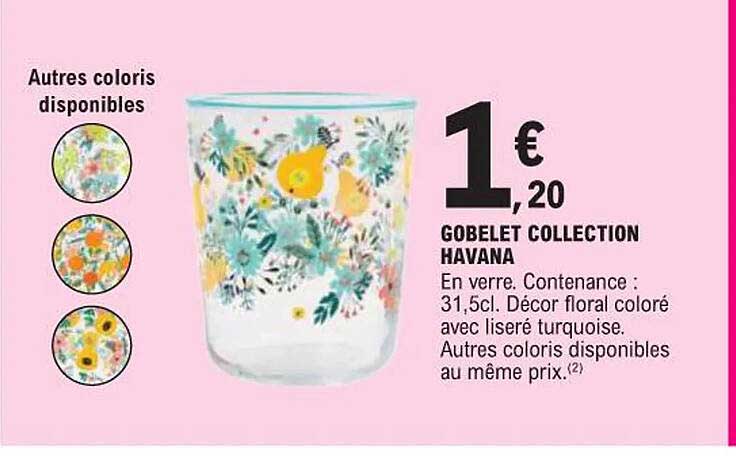 GOBELET COLLECTION HAVANA