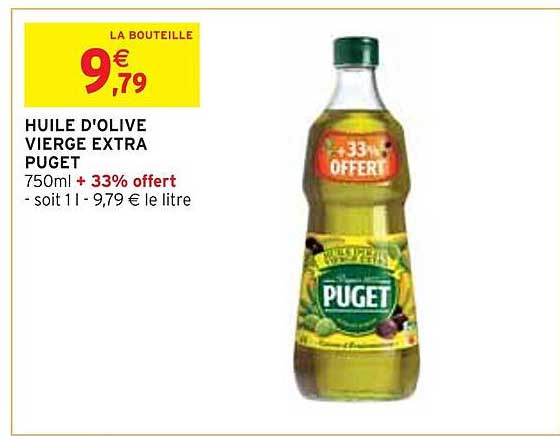 HUILE D'OLIVE VIERGE EXTRA PUGET