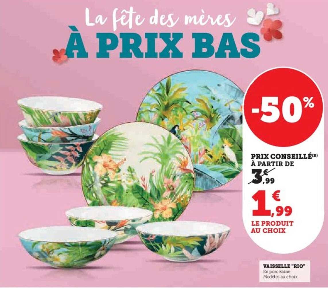 La fête des mères À PRIX BAS
