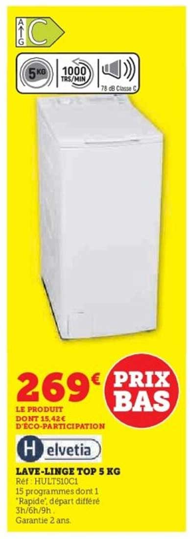 LAVE-LINGE TOP 5 KG