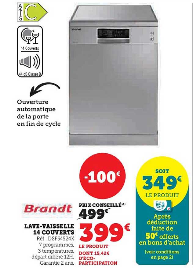 LAVE-VAISSELLE 14 COUVERTS