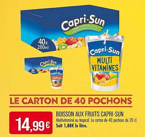 LE CARTON DE 40 POCHONS